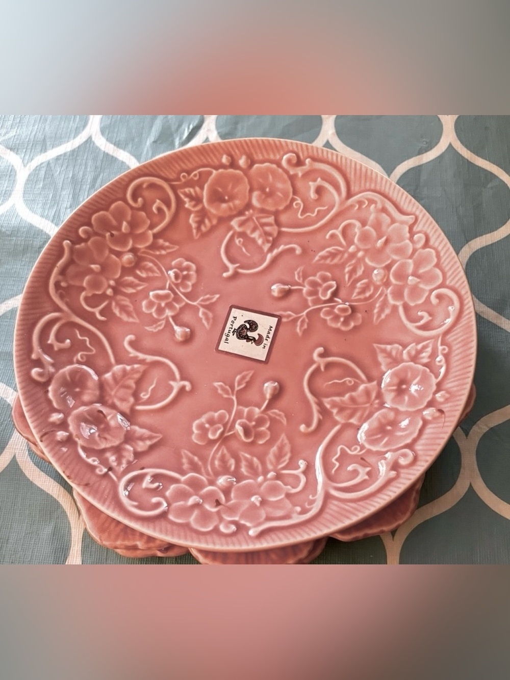 Bordallo Pinheiro Dining | Bordallo Pinheiro Morning Glory Flowers Plates